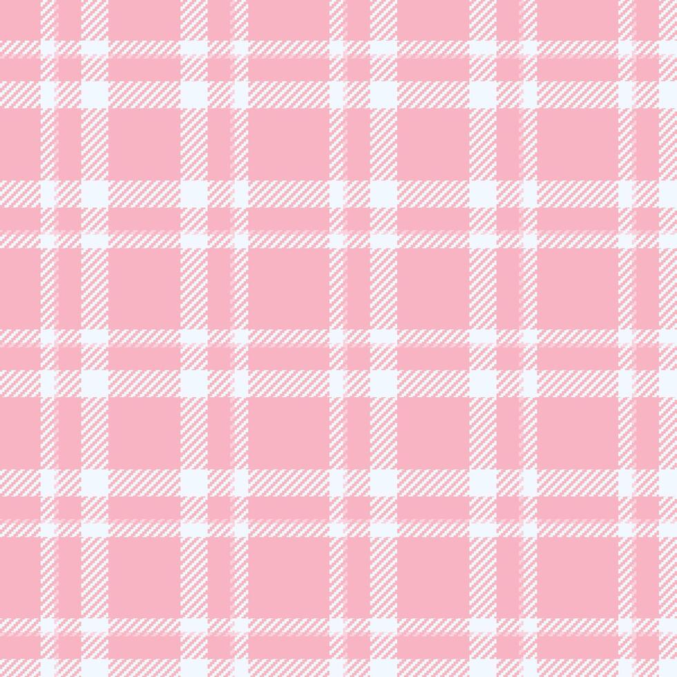 Cloudy sky inspired seamless plaid in muted pink vector