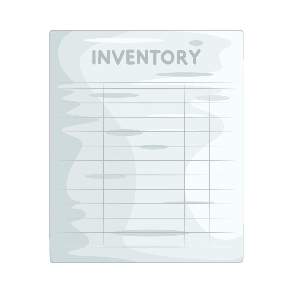 Illustration of Inventory Check vector