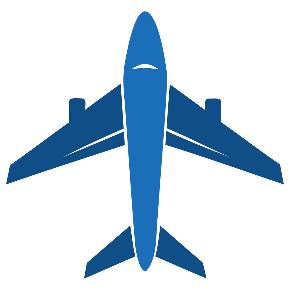 Modern Jet Plane Design vector