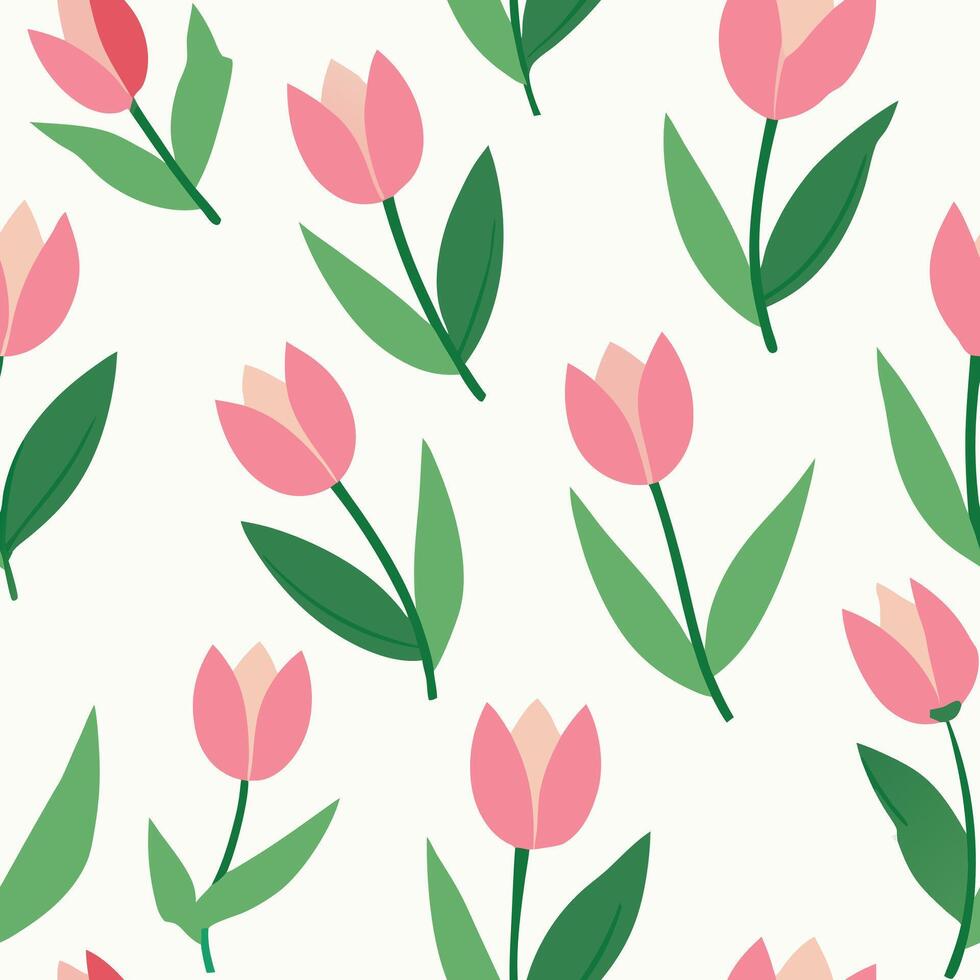 Floral Pattern Abstract Flower Art. vector