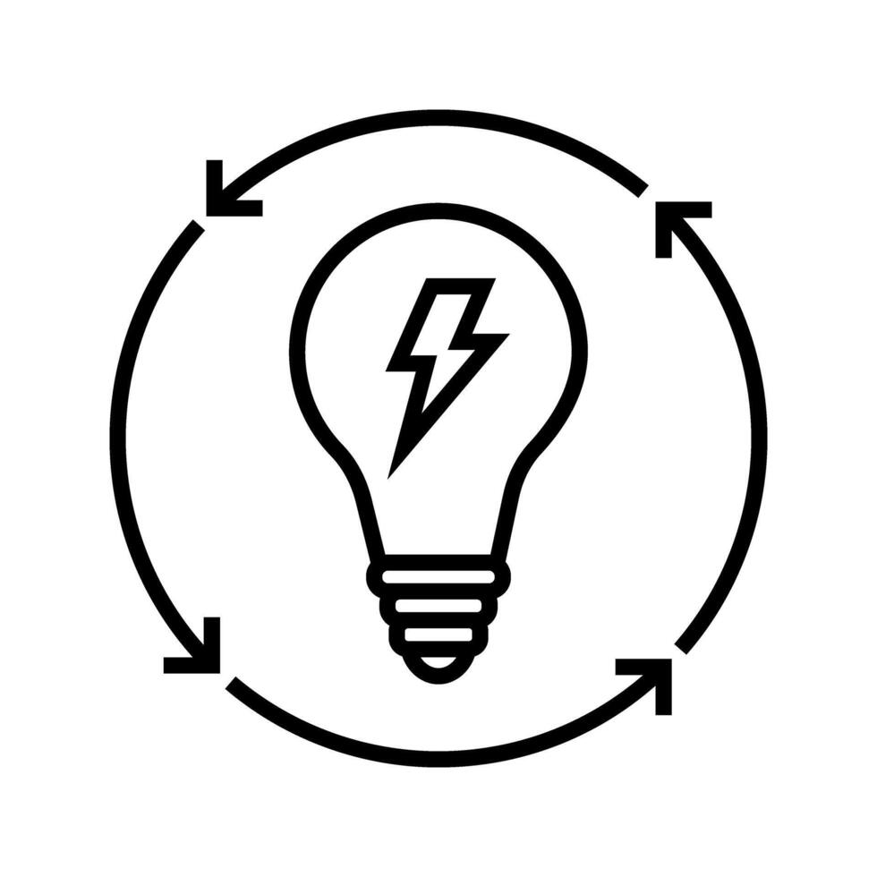 illustration of energy efficiency vector