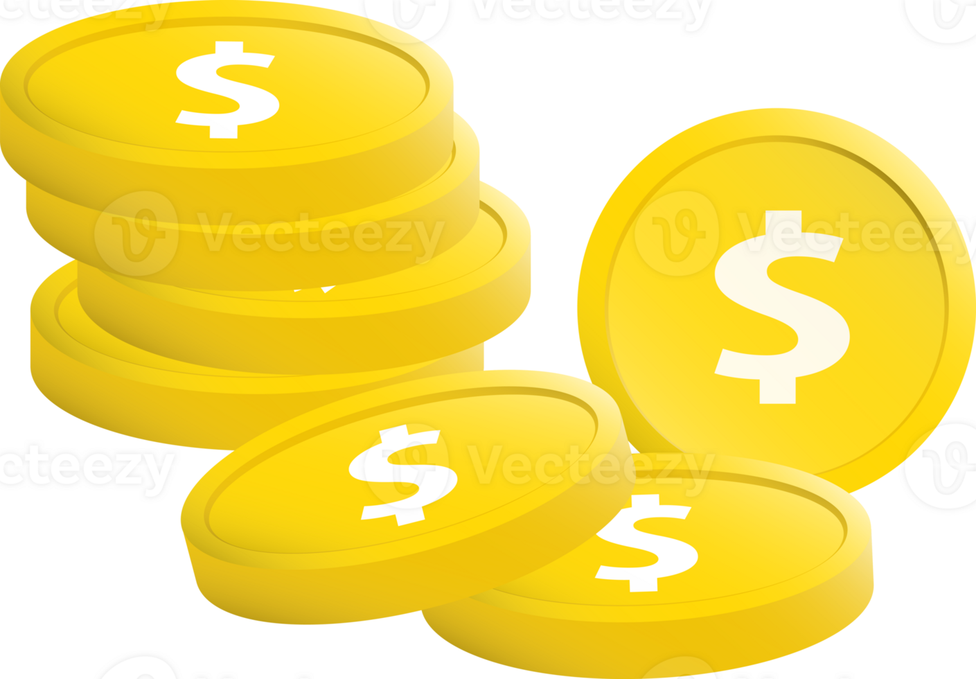 Gold Coin,Dollar Coin, Currency, Cryptocurrency, Money Icon png