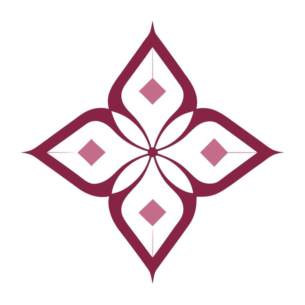 Beautiful Mandala Design Featuring Symmetrical Floral Element for Art and Decor vector