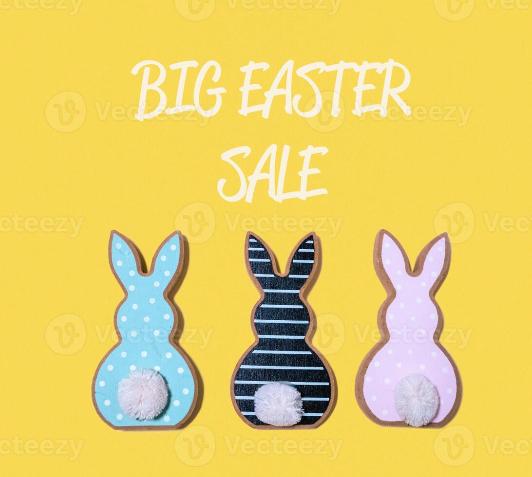 Template Easter day seasonal minimal concept photo