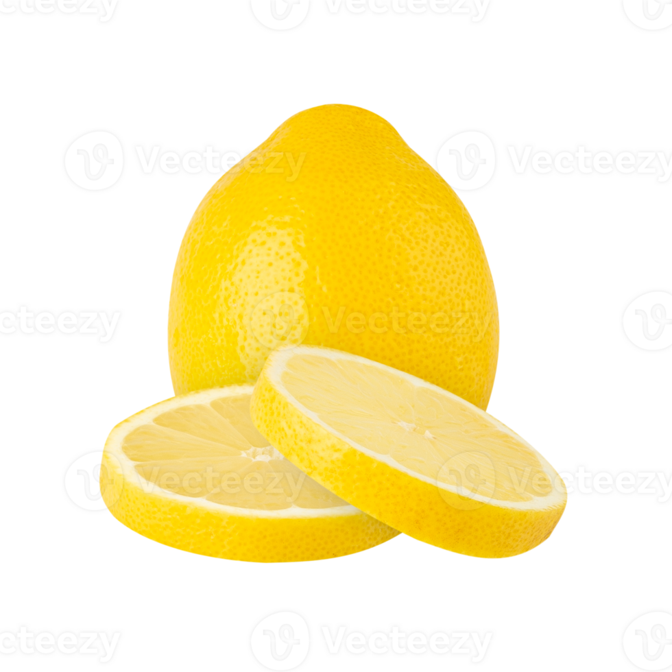 Lemon cutout, full depth of field png