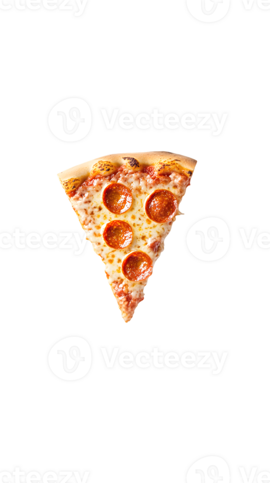 Close Up Of Pepperoni Pizza Slice png