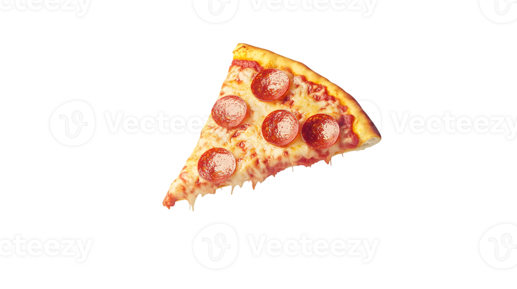 Floating Pepperoni Pizza Slice png