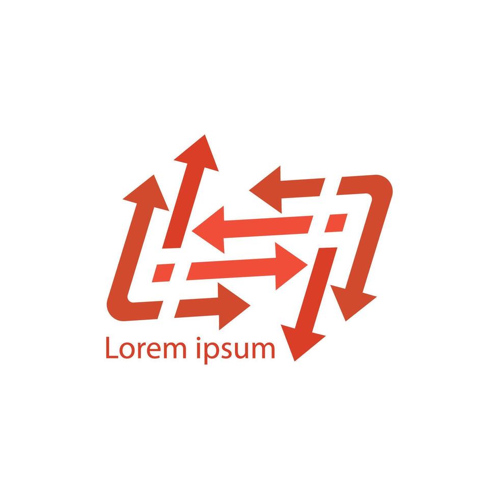 Creative Modern Dynamic Connections Logo vector
