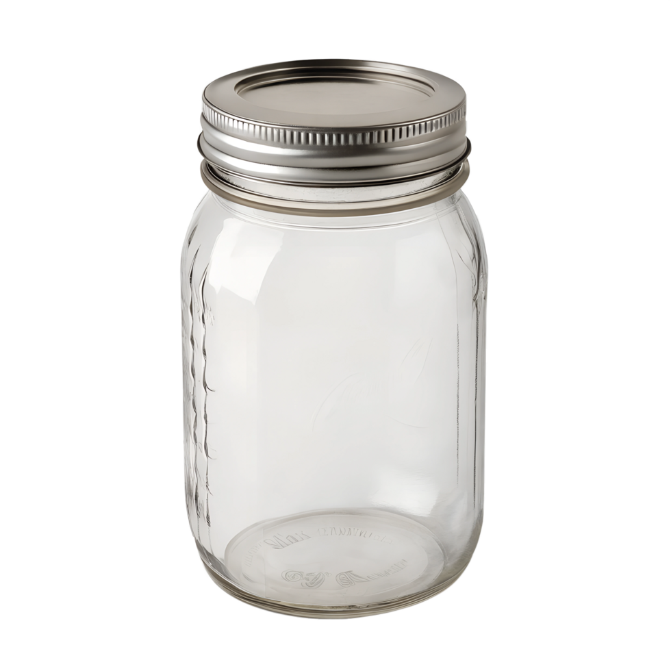 Mason Jar with Lid Isolated on Transparent Background png