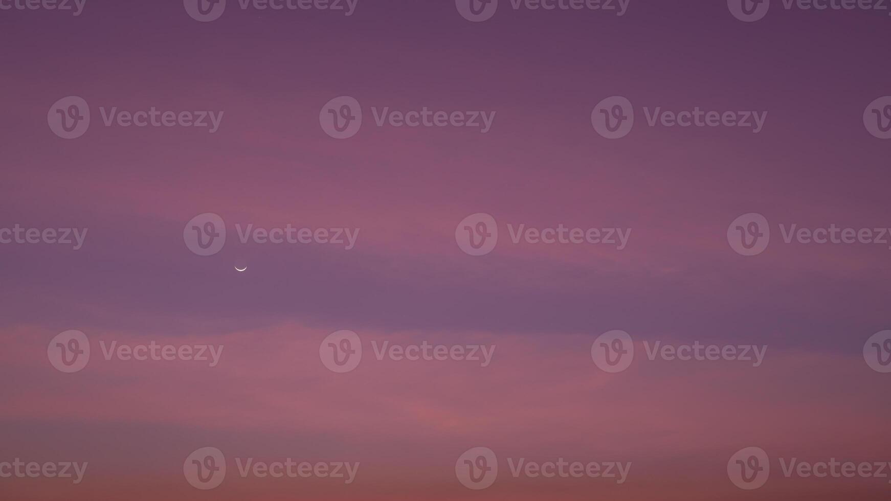 Evening sky, Beautiful clouds at dusk over the city, Moon and star, Nature background, Beautiful dark sky and bright white stars, Colorful clouds in summer photo