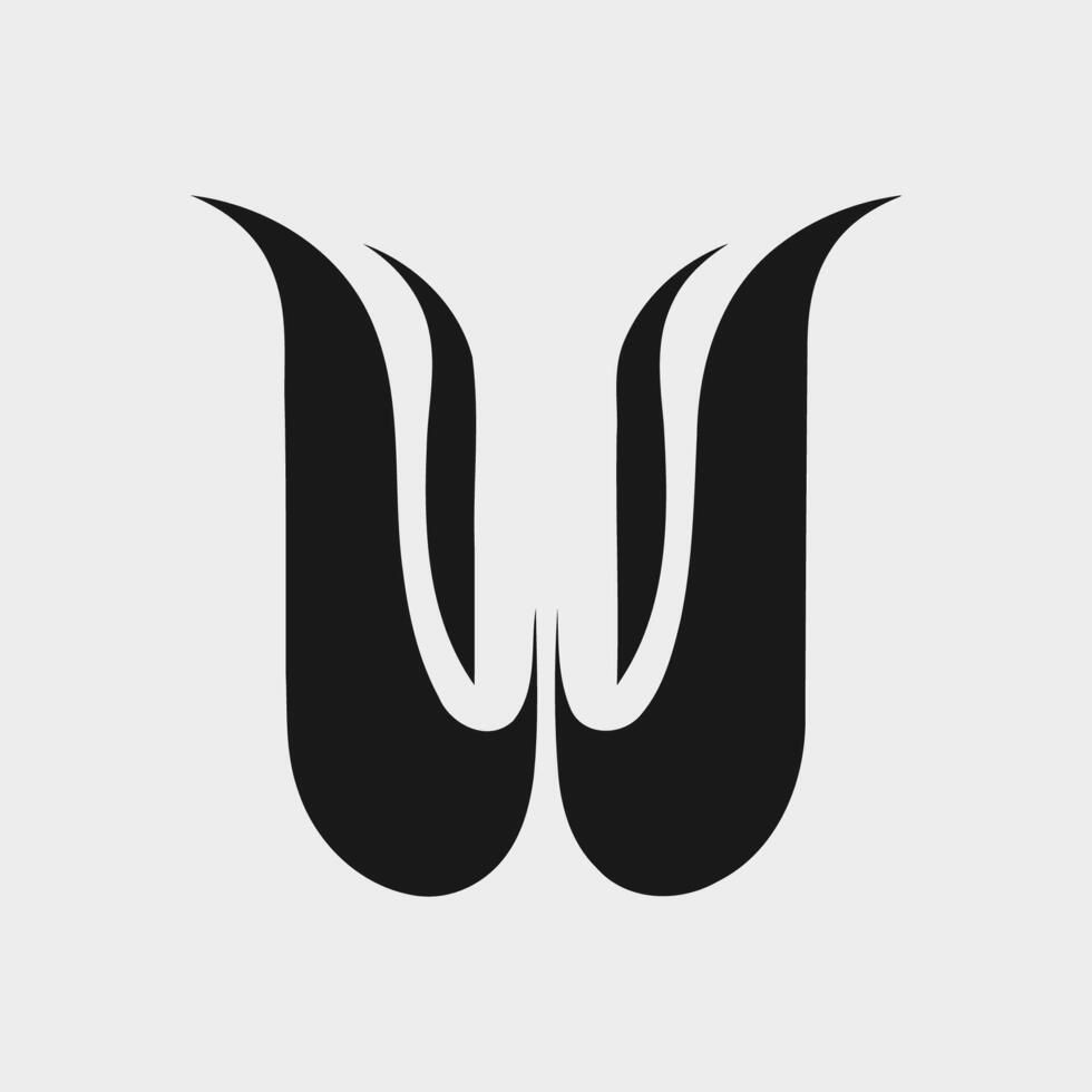 U letter logo, modern logo, creative logo vector