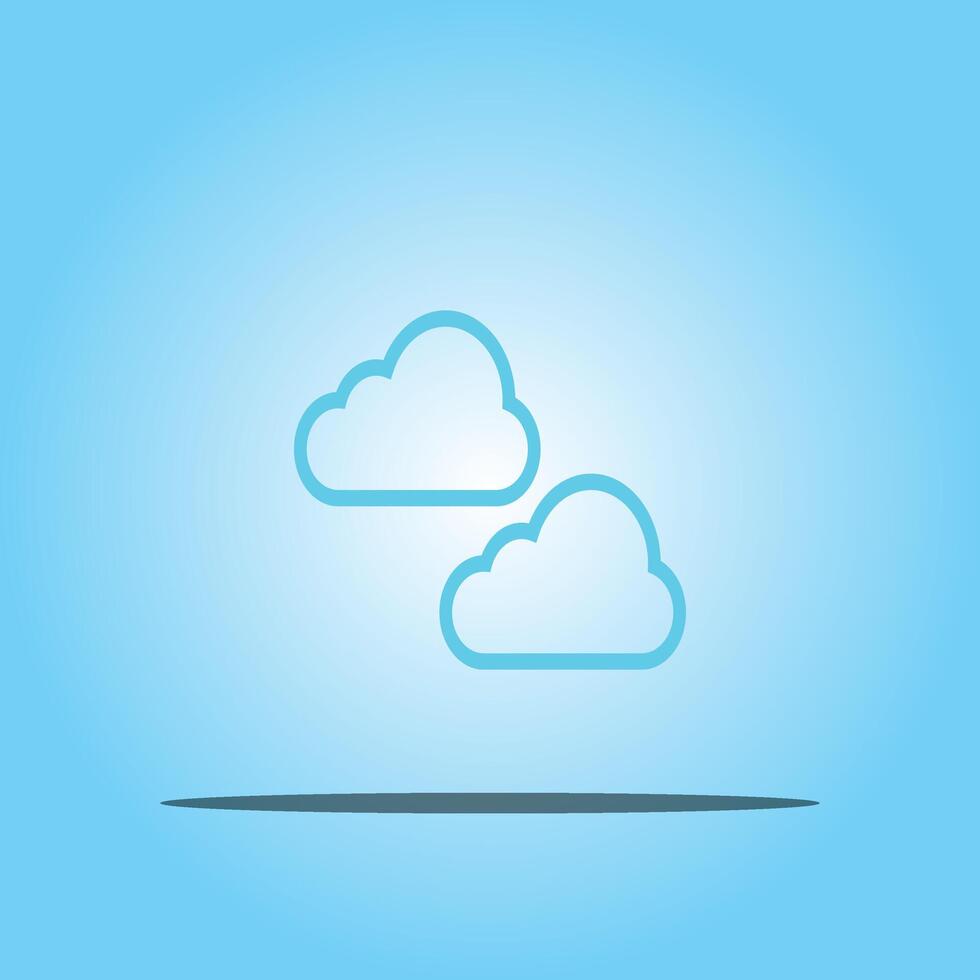 clouds illustration design vector