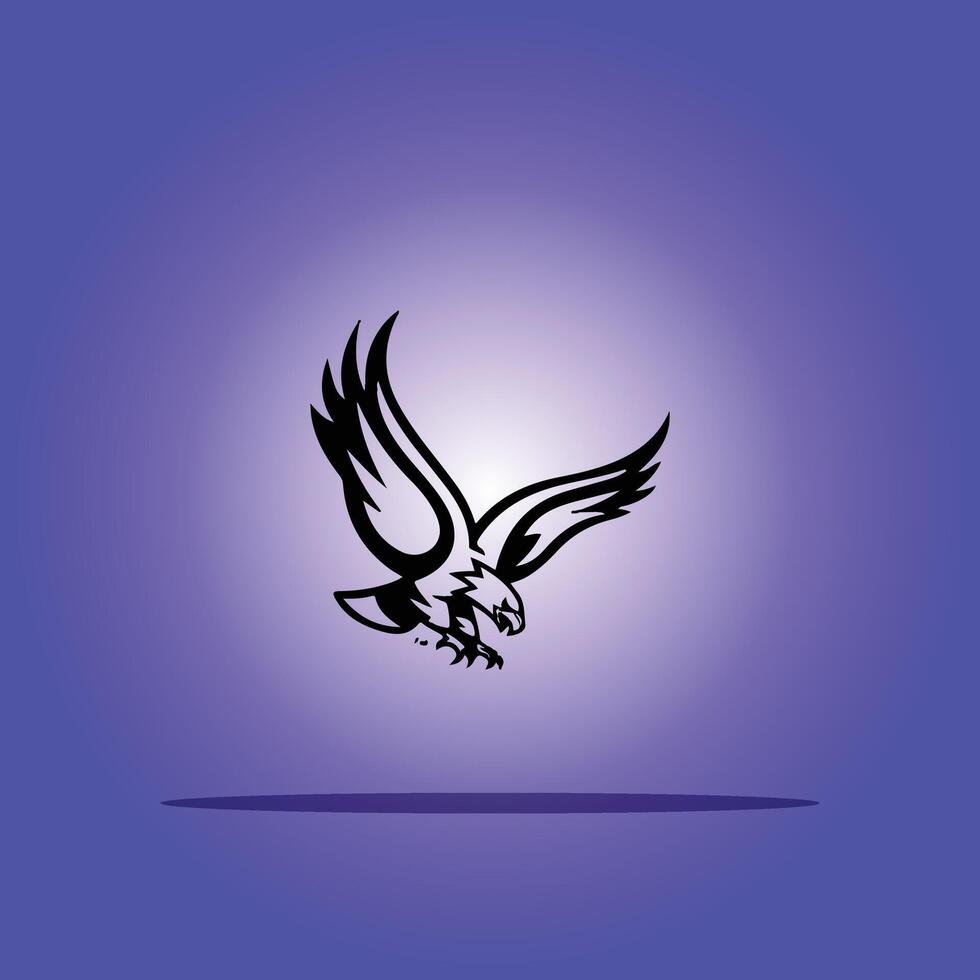 Eagle illustration design vector