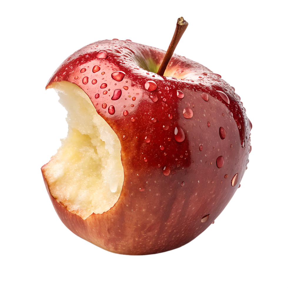 Bitten Apple without Background png