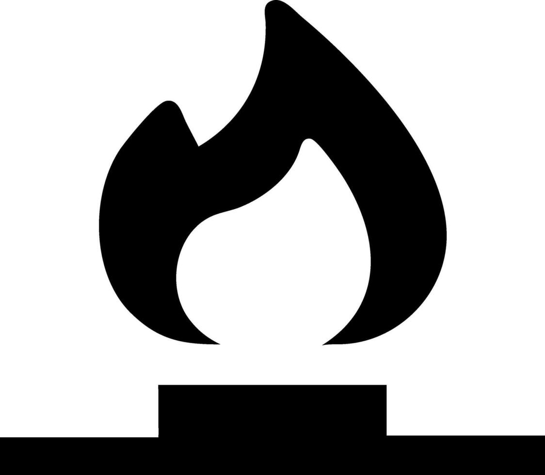 Fire Icon Design for Flames, Heat, and Burning Concepts vector