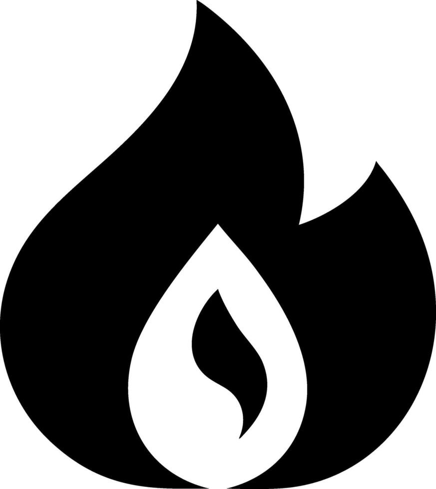 Fire Icon Design for Flame, Heat, and Burning Elements vector