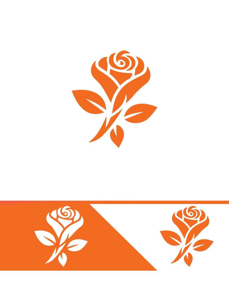 Twilight Bloom Rose Logo vector