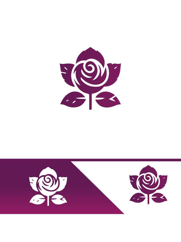 Lavender Rose Logo vector