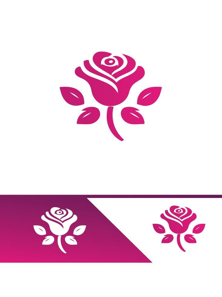 Royal Petals Rose Logo vector
