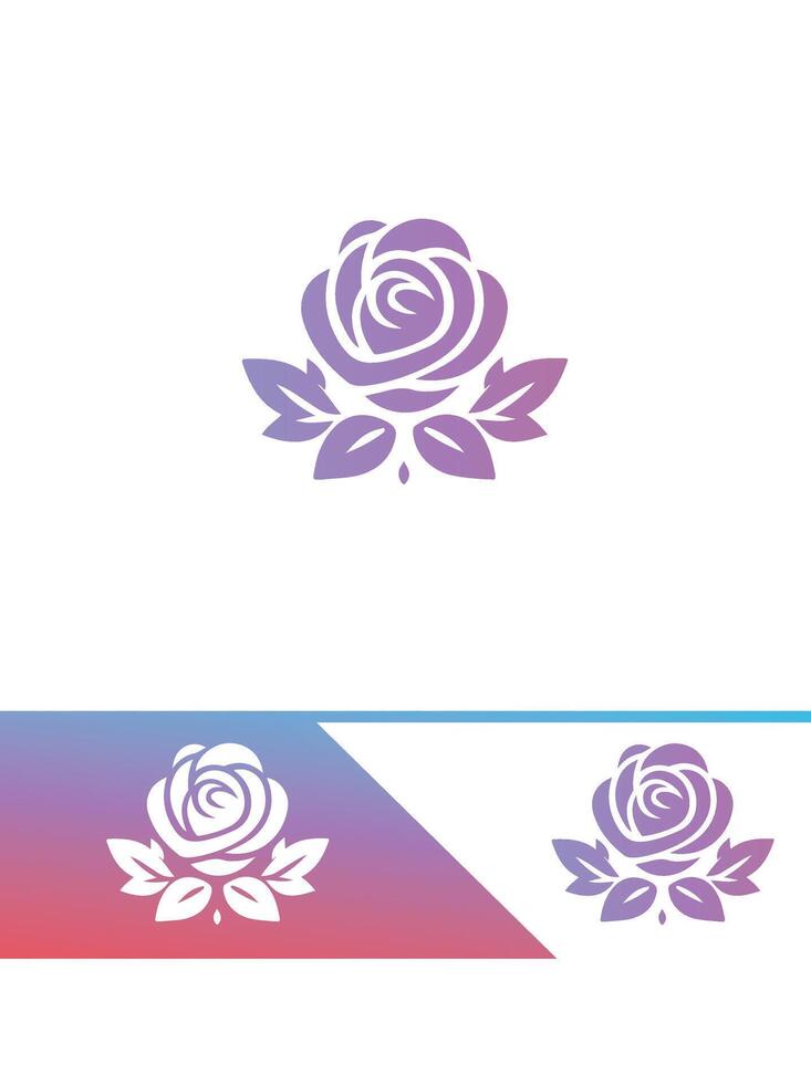 Timeless Petals Rose Logo vector
