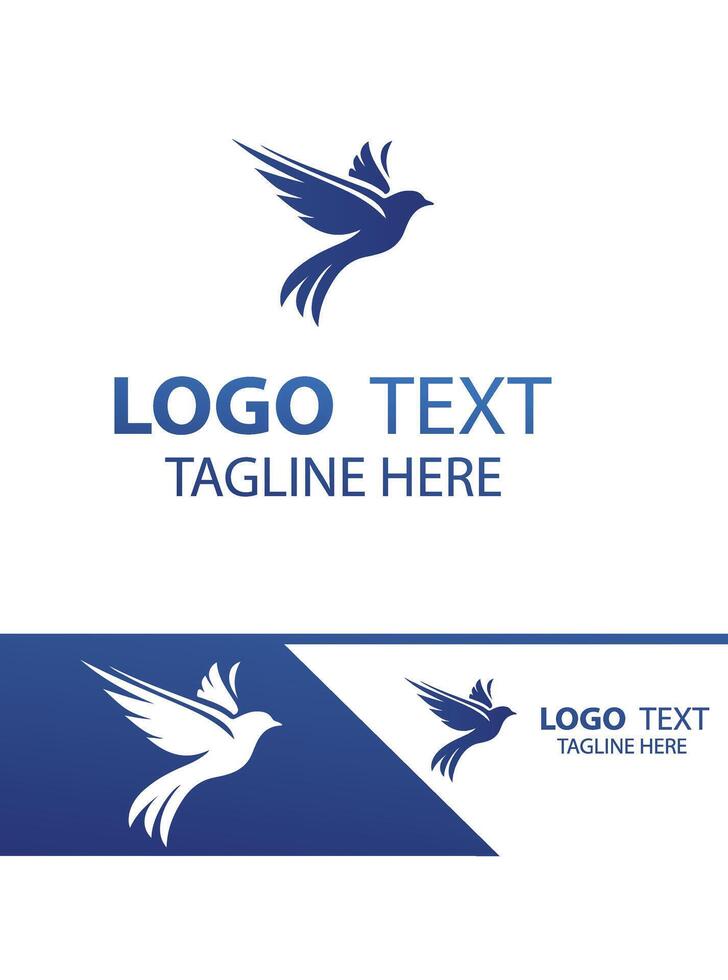 Barn flying bird logo vector