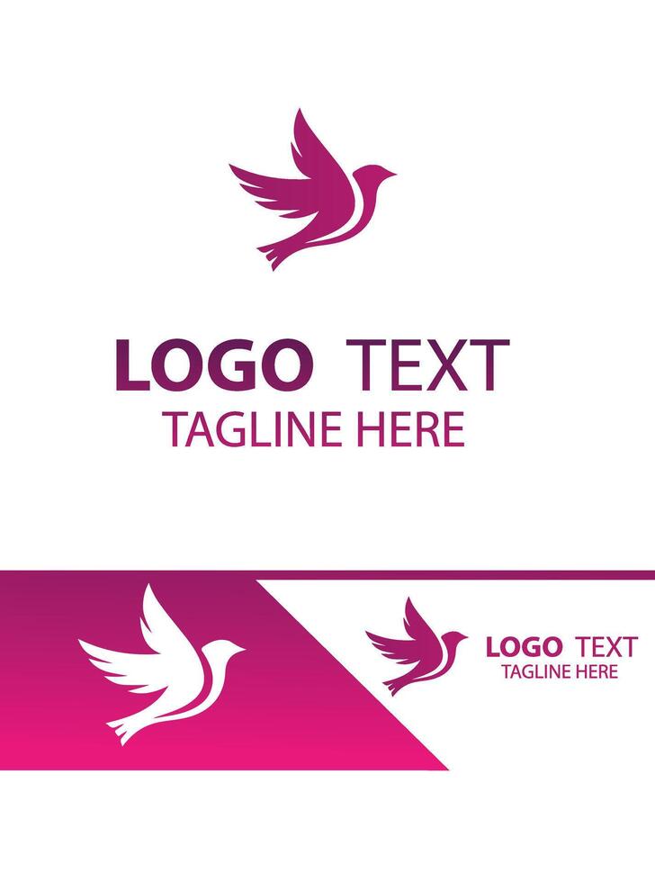 Owl FLYING BIRD LOGO vector