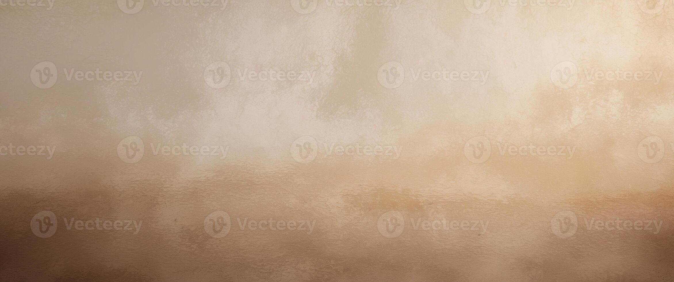Textured Beige Background Subtle Gradient Shade. photo