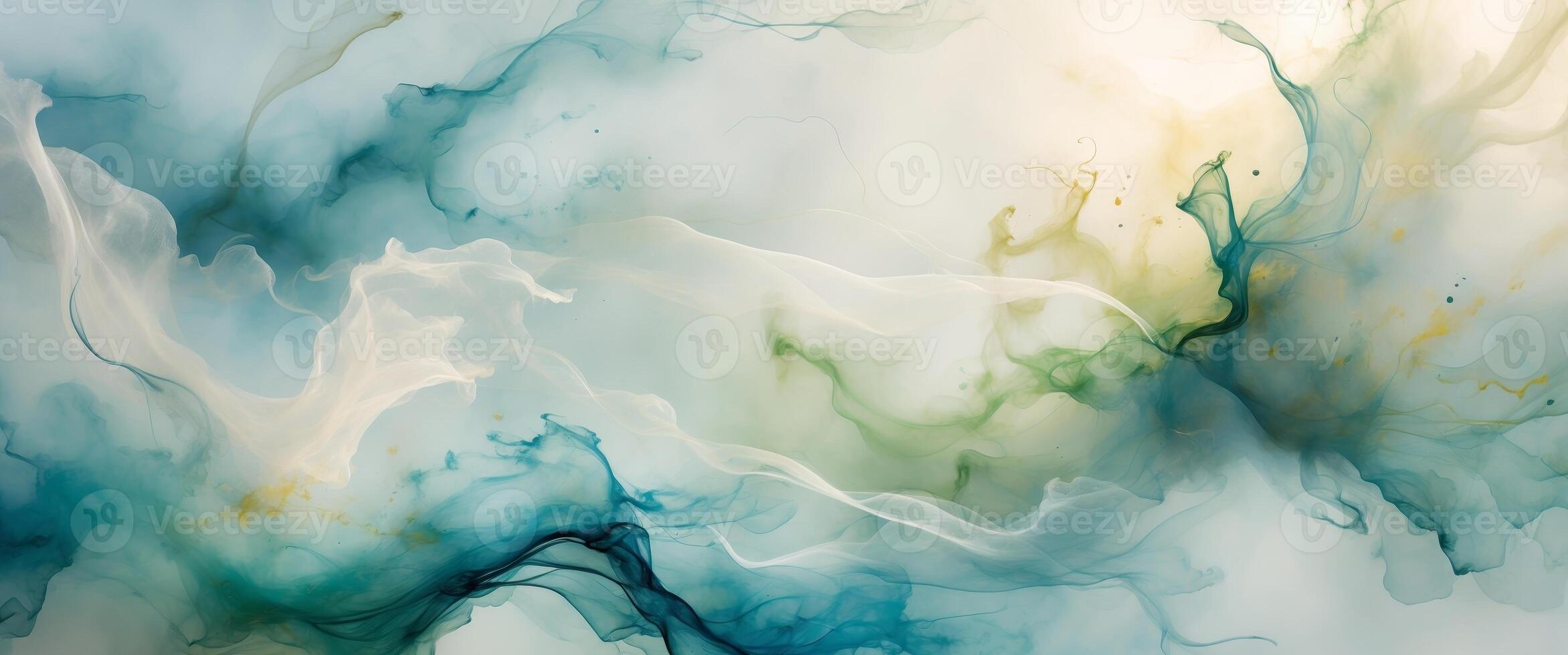 abstract watercolor background with splashes photo