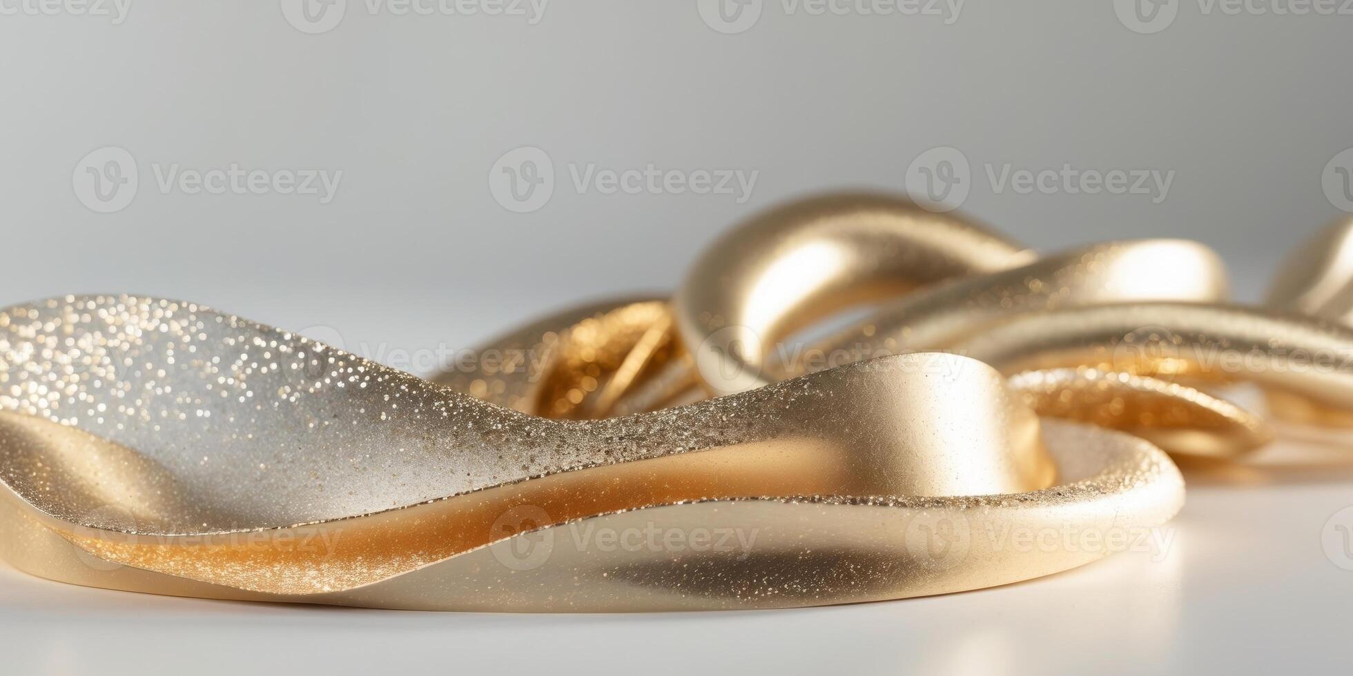 Shiny brass texture with pearl gold gradient and glitter accents. photo