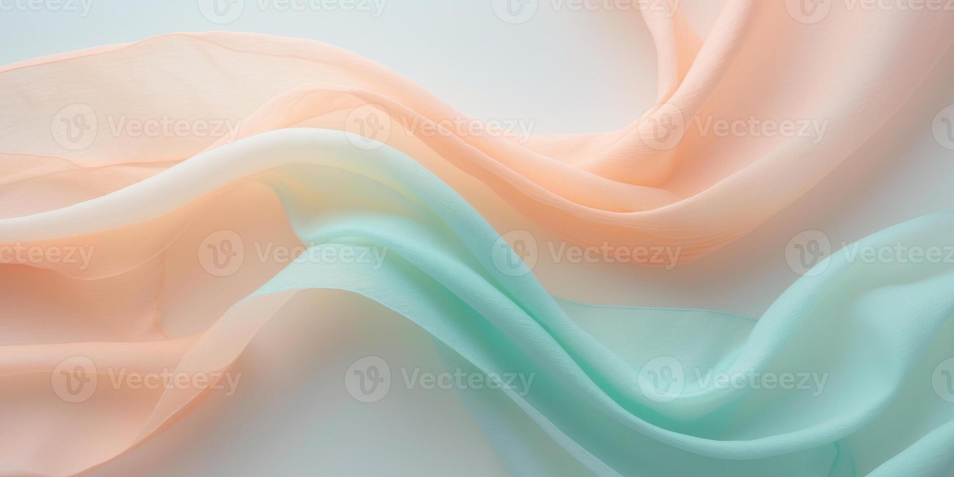 Pastel gradient texture with soft peach and teal hues photo