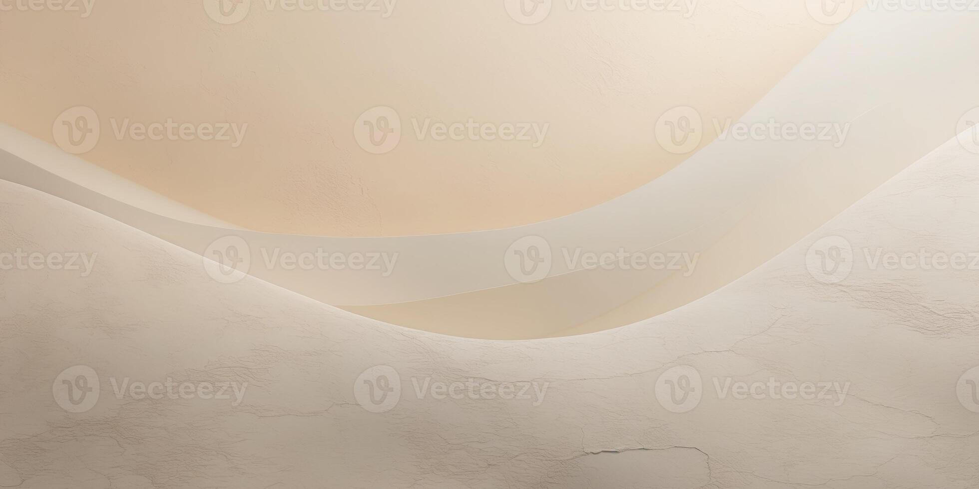 Minimal Abstract Design Soft Beige Gradient Background with Textured Effect for Calm and Serenity. photo
