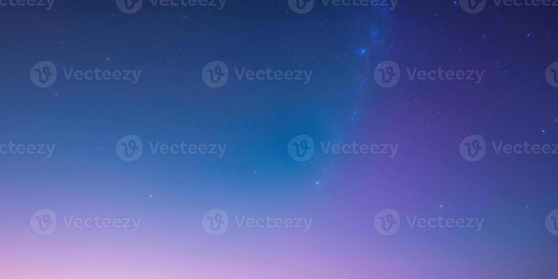 Gradient sky with stars and subtle colors in cosmic scene photo