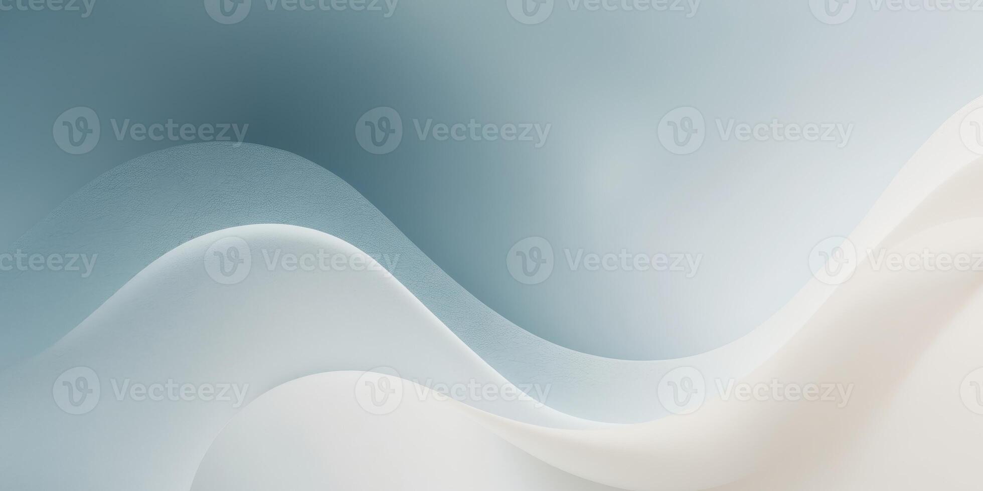 Gradient abstract background banner design in blue cream soft smooth noise texture for poster header wallpaper photo