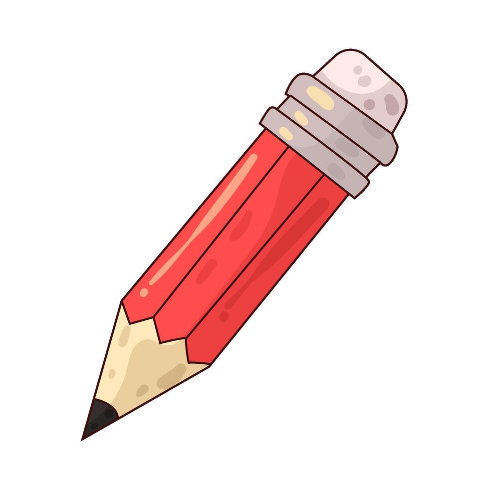 illustration of red pencils vector