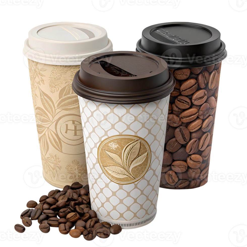 Coffee Cups with Lids png