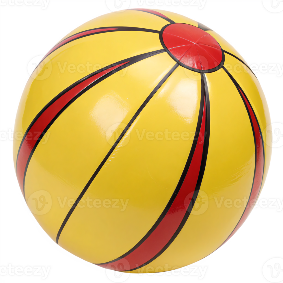 a beach ball with transparent background 16K png