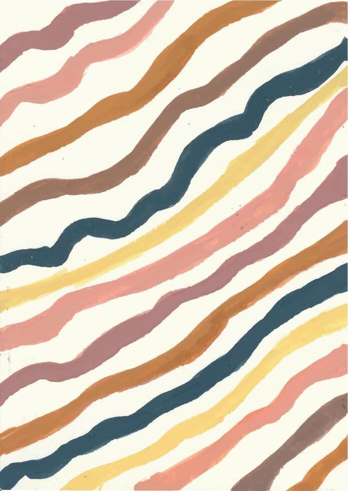 a colorful abstract pattern with wavy lines vector