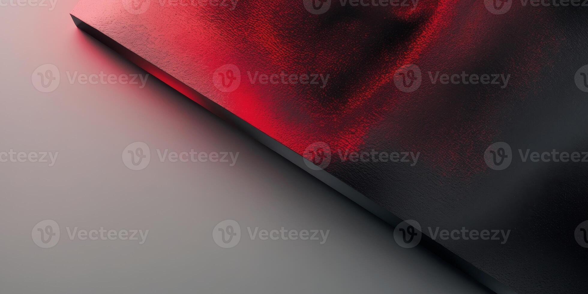 Abstract red and black textured surface with gradient effect. photo
