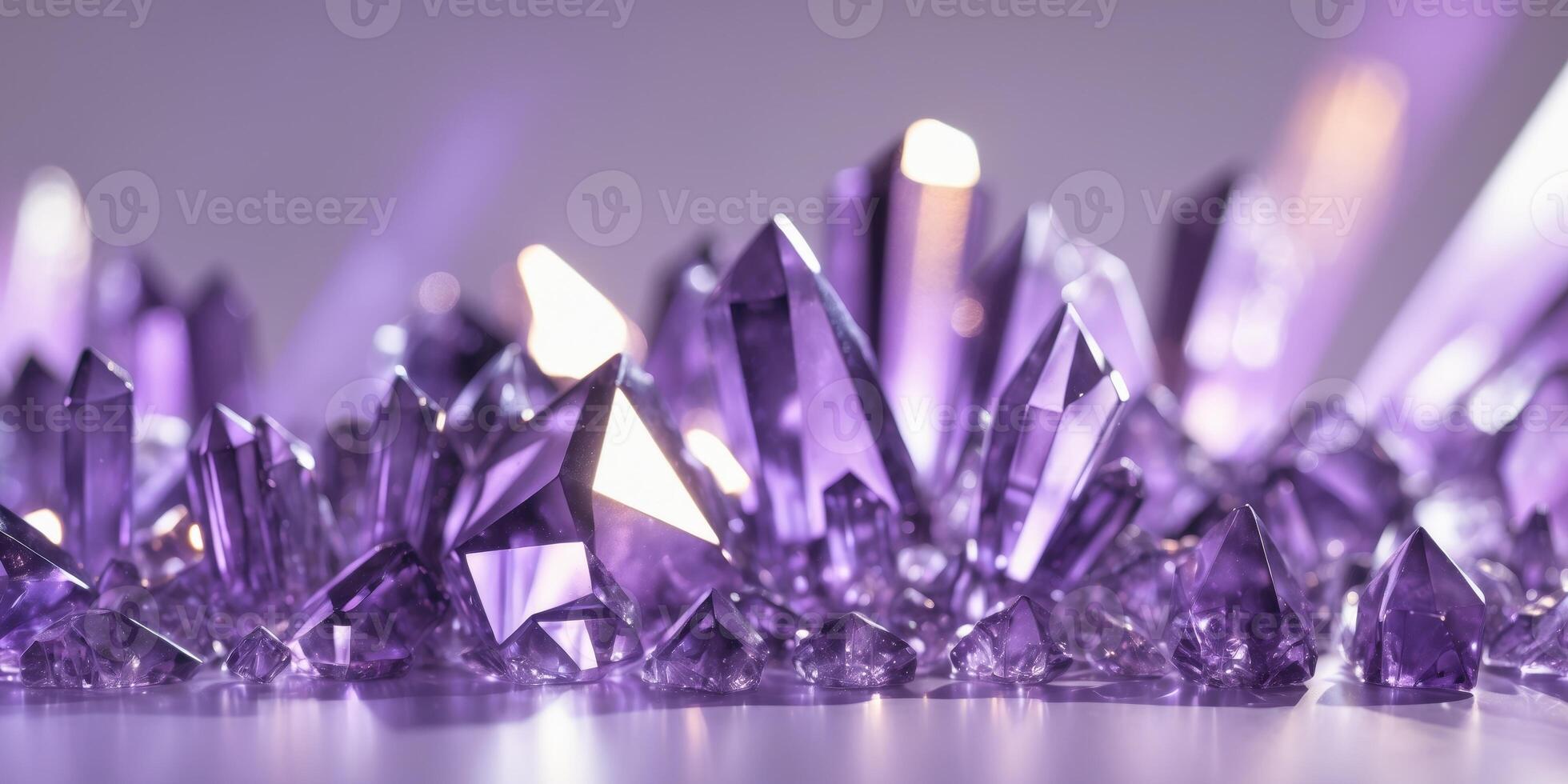 Abstract Purple Crystal Texture Background Diagonal Lines. photo