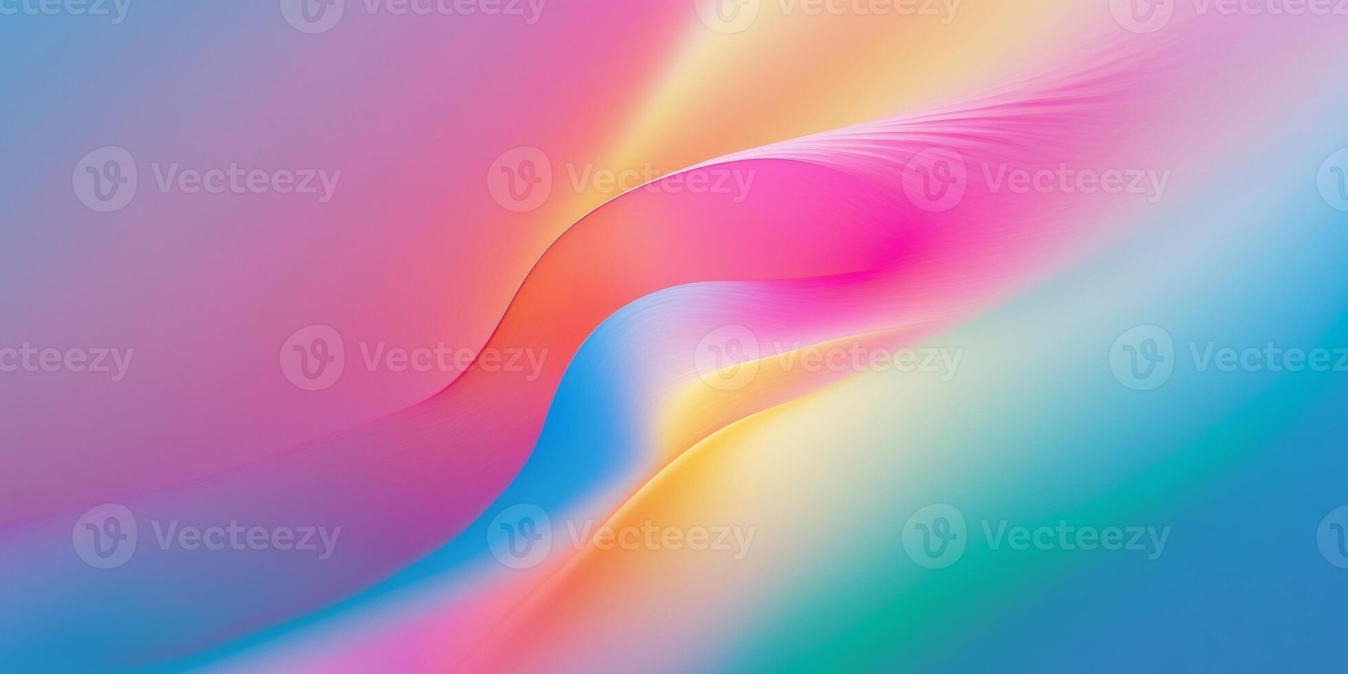 Vibrant colorful gradient background with blue pink orange transition photo