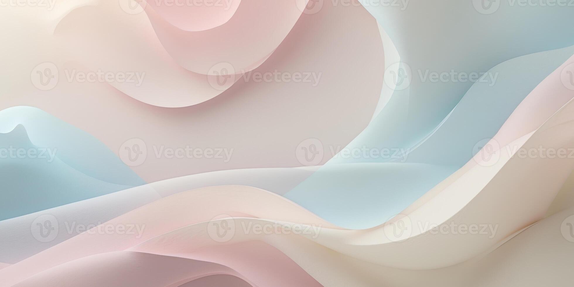 Abstract Soft Pastel Gradient Background Texture Design for Banner Cover Poster Wallpaper. photo