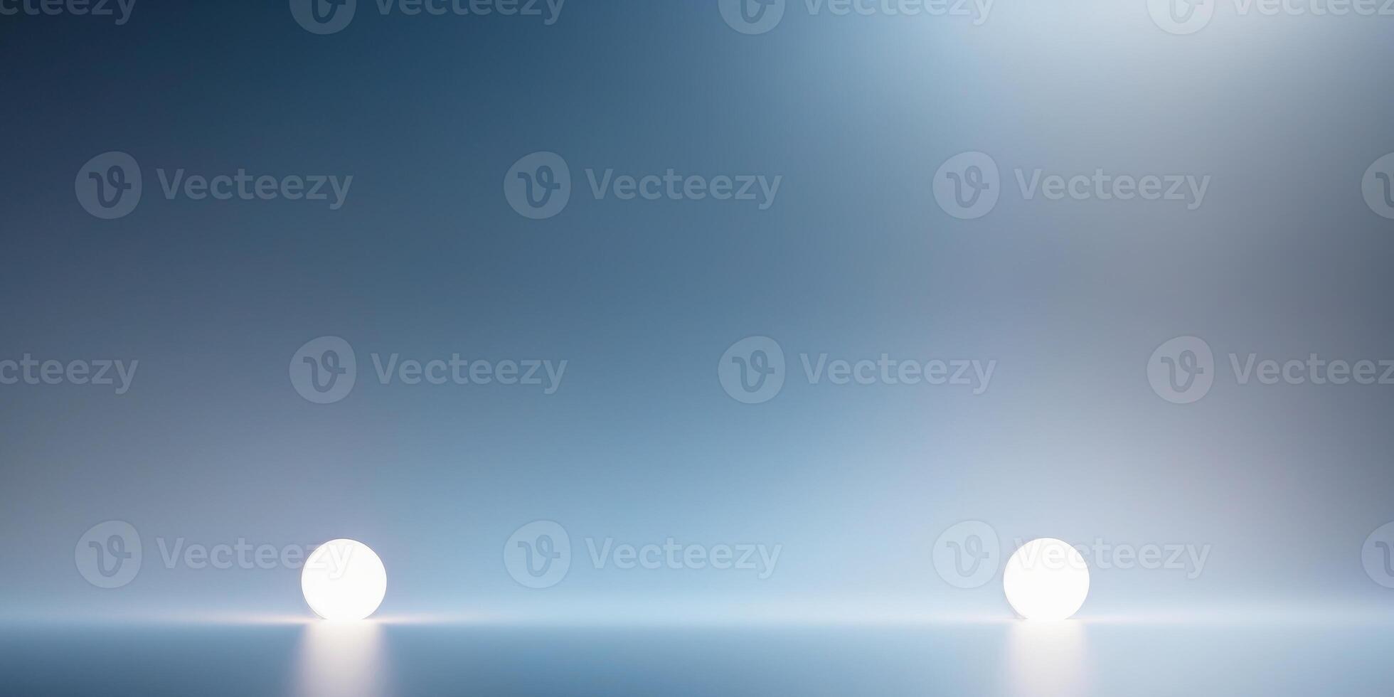 Blurred navy background with soft lighting for product showcase and promotional display space. photo