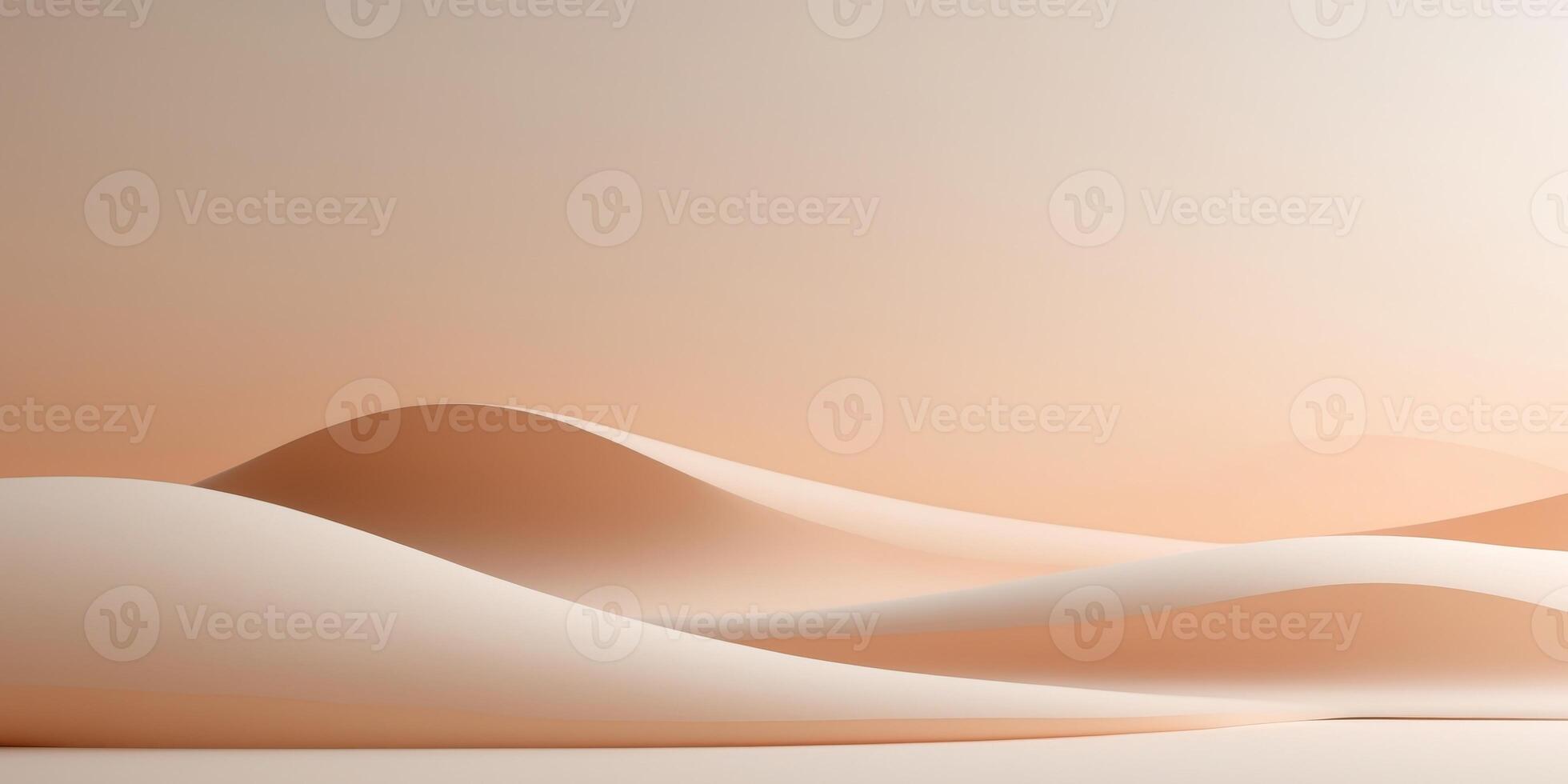 Abstract Landscape Background with Smooth Gradients and Warm Tones Evoking Calm and Serenity photo