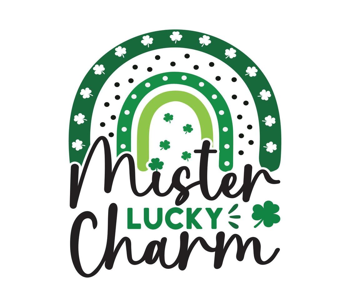 St Patrick Typography T-shirt Desing Featuring Quotes vector