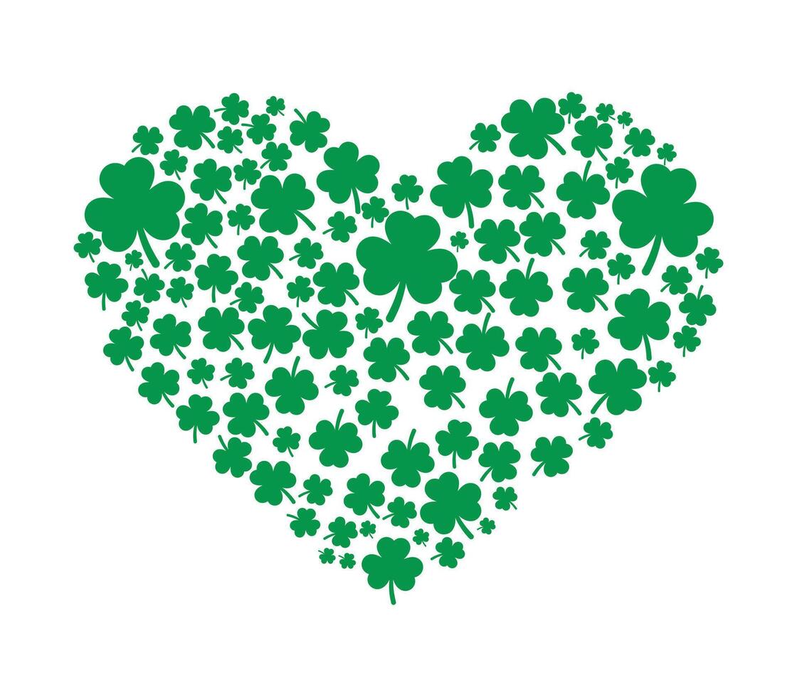 Happy Shamrock Clipart for St Patricks Day Invitations vector