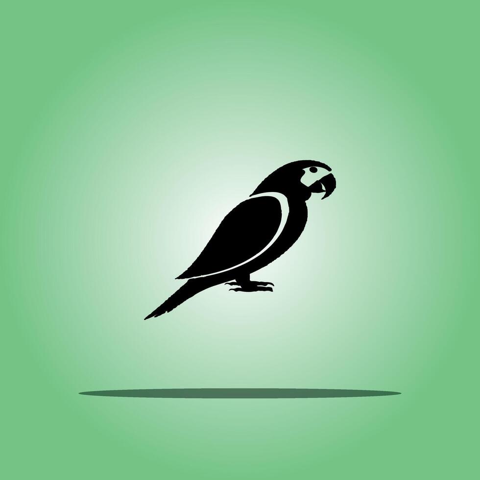 Parrot illustration design vector