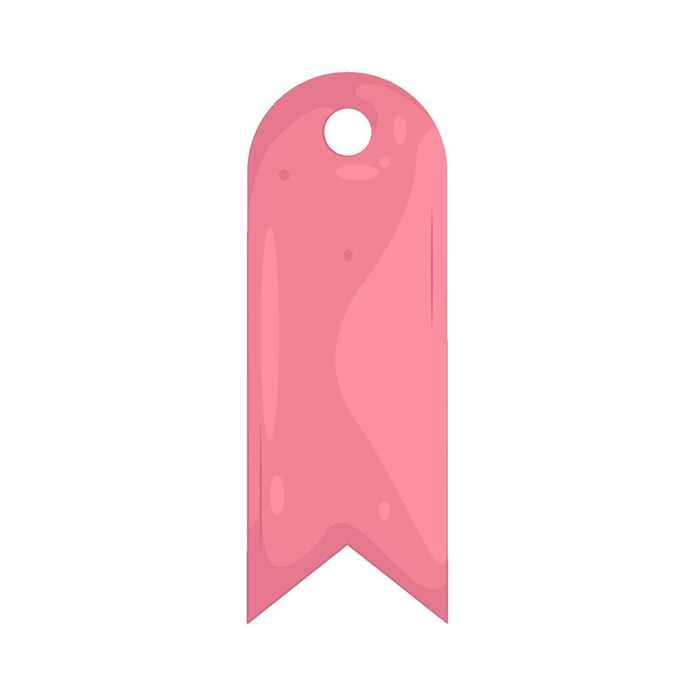 Illustration of pink Bookmark vector