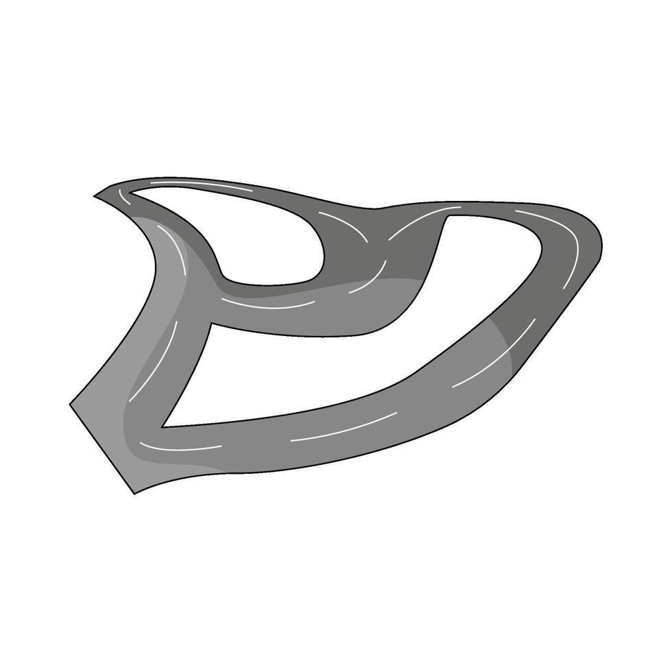 illustration of Race Track vector
