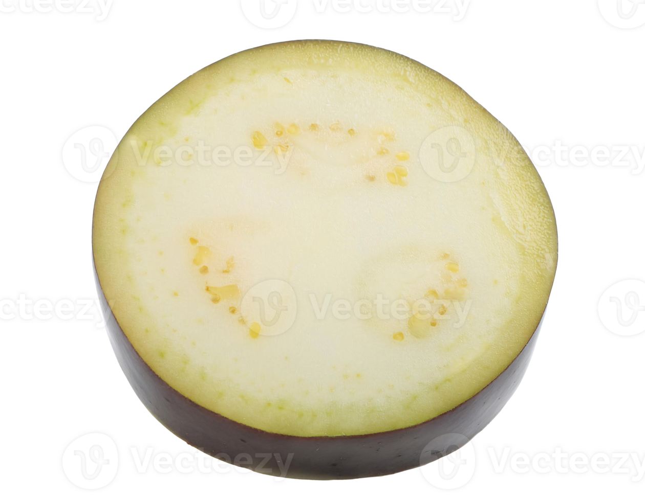 fresh eggplant slice, healthy vegetable on isolated background png