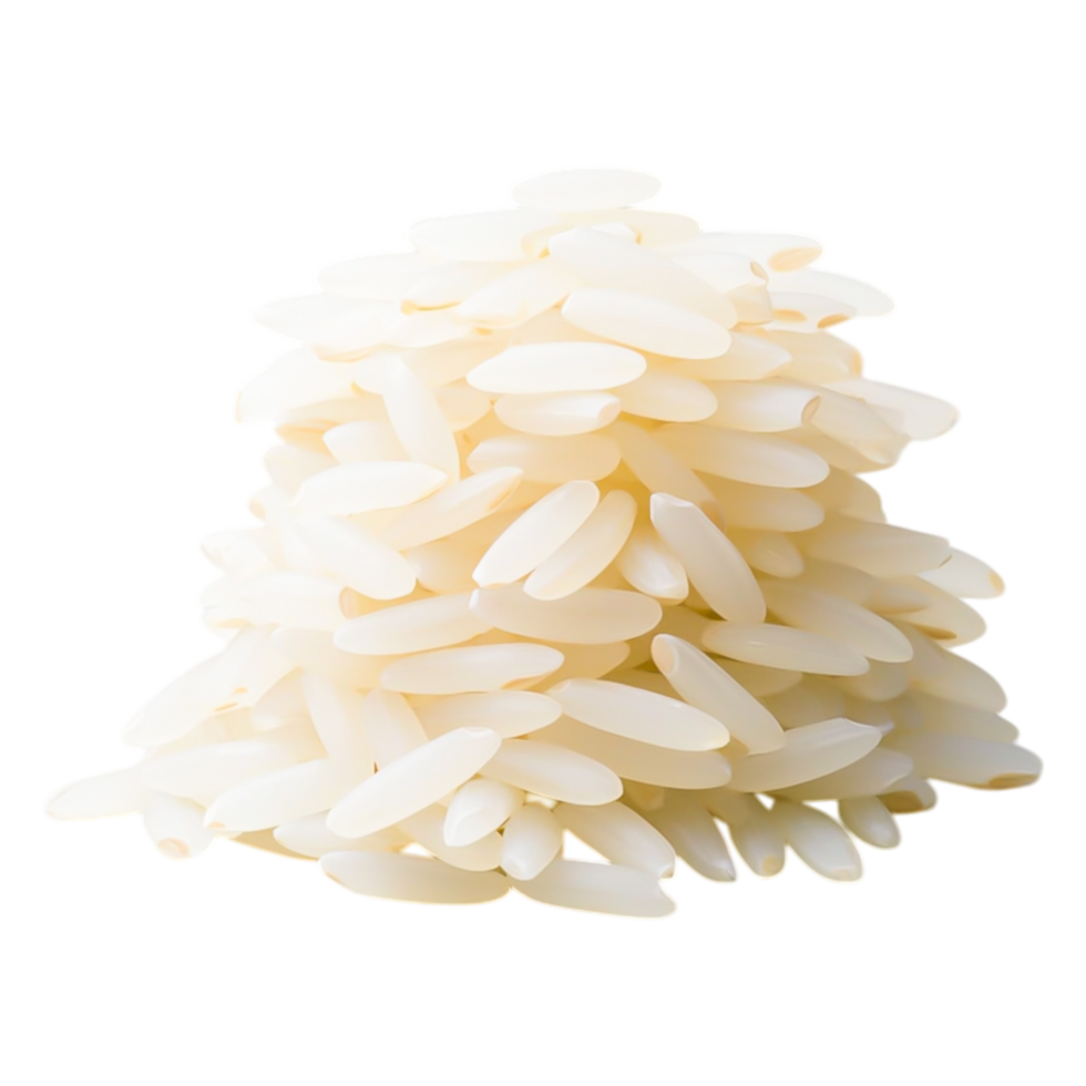 Heap of White Rice Grains Piled png